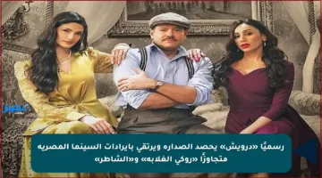 رسميًا «درويش» يحصد الصدارة ويرتقي بإيرادات السينما المصرية متجاوزًا «روكي الغلابة» و«الشاطر»